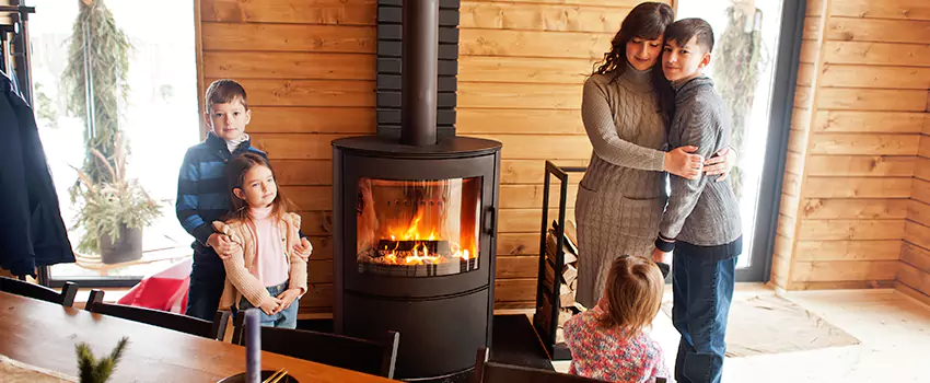 Morso Cast Iron Fireplace Insert Installation in Corvallis, Oregon