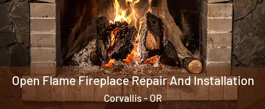  Open Flame Fireplace Repair And Installation Corvallis - OR